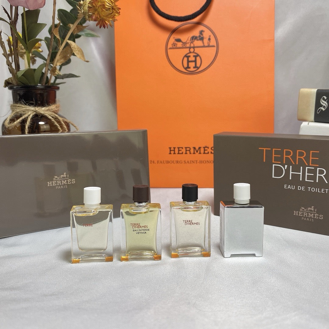 Hermes Hermes Terre Earth Perfume Travel set 4-piece gift box