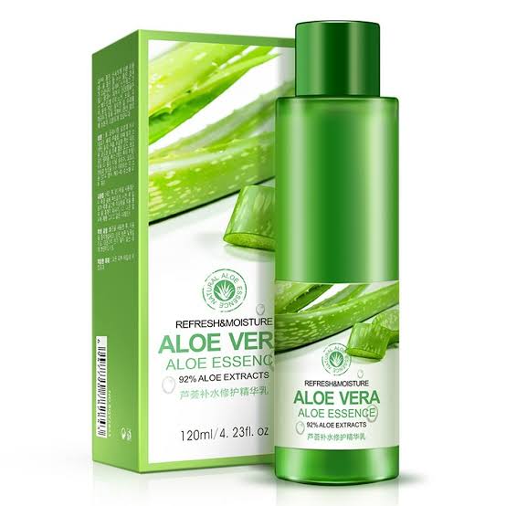 BIOAQUA 92% Aloe Vera Essence Refresh Moisture Purifying Smooth Face Body Hydrates Skin Care 120ml