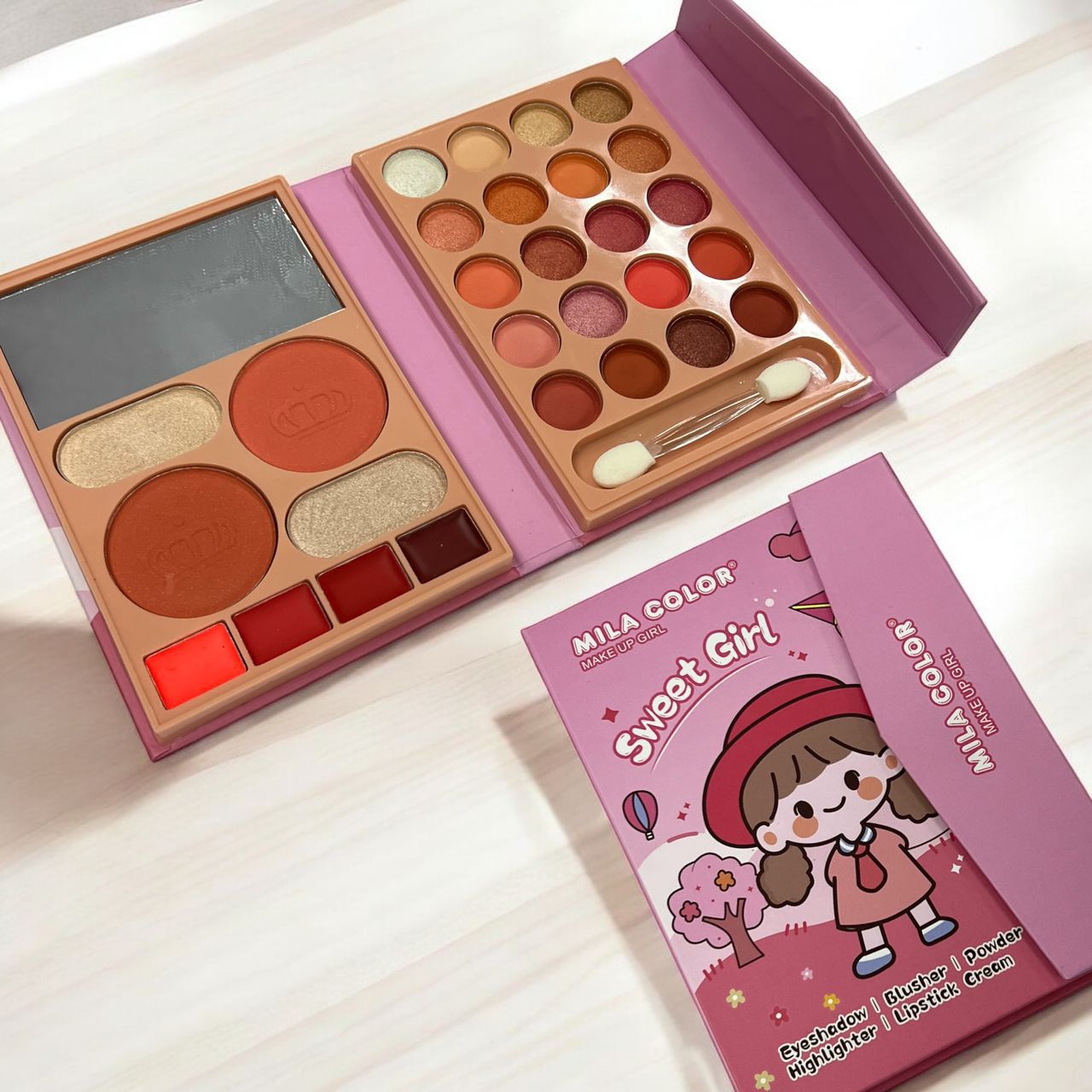 MILA COLOR SWEET GIRL EYESHADOW PALETTE