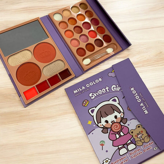 Mila Color Eyeshadow Palette Dompet / Make Up SETS