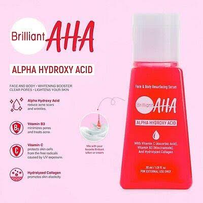 Brilliant Skin Essentials AHA by Alpha Hydroxy Acid pack of 2