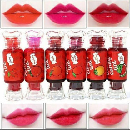 Pack of 6 korean Water Candy Lip Tint